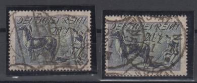 176 - Deutsches Reich Infla Nr. 176 a + b 