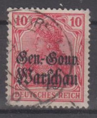 10 - Deutsche Post in Polen Nr. 10 c 