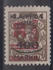 232 - Memel Nr. 232 Type I 
