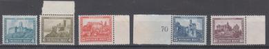 474 - Deutsches Reich Nothilfe Nr. 474 - 478 