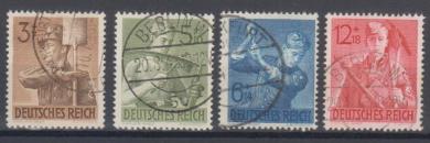 850 - Deutsches Reich Nr. 850 - 853 