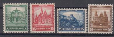 459 - Deutsches Reich Nothilfe Nr. 459 - 462 