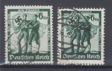 662 - Deutsches Reich Nr. 662 + 663 