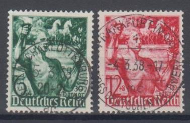 660 - Deutsches Reich Nr. 660 + 661 