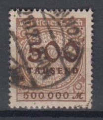 313 - Deutsches Reich Infla Nr. 313 