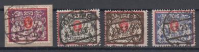 143 - Danzig Nr. 143 - 146 