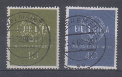 320 - Bund Europa 59 Nr. 320 + 321 
