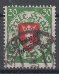 47 - Danzig Dienst Nr. 47 aa 