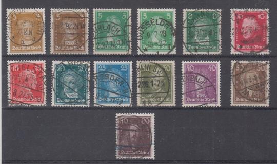 385 - Deutsches Reich Komponisten Nr.385 - 397 
