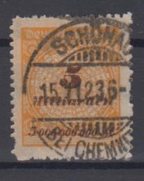 327 - Deutsches Reich Infla Nr. 327 B P 