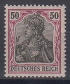 91 - Deutsches Reich Germania Nr. 91 II y 