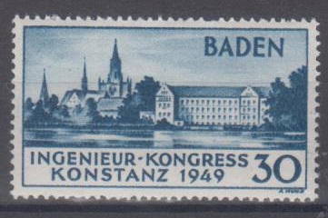 46 - Frz. Zone Baden Nr. 46 I 