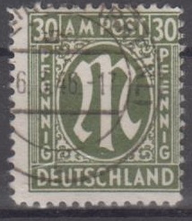 029 - Bizone AM-Post Nr. 29 c B 