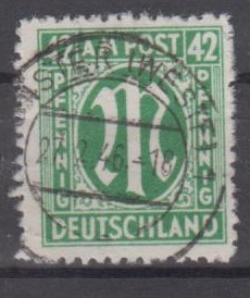 031 - Bizone AM-Post Nr. 31 A 