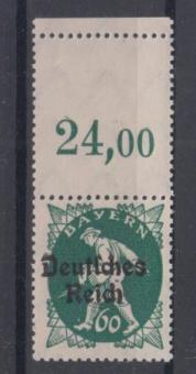 126 - Deutsches Reich Bayernabschied Nr. 126 OR V Leerfeld 