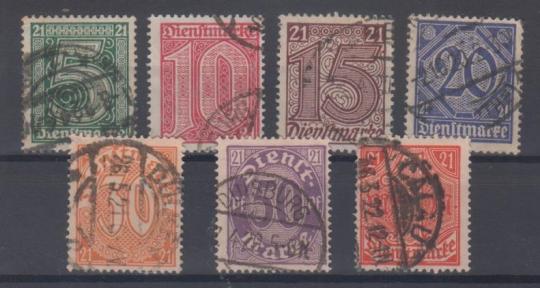 016 - Deutsches Reich Dienst Nr. 16 - 22 
