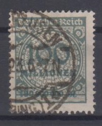 322 - Deutsches Reich Infla Nr. 322 A P 