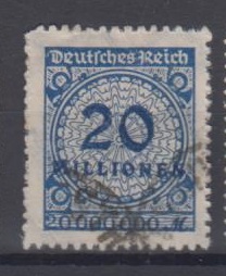 319 - Deutsches Reich Infla Nr. 319 B P 
