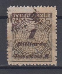325 - Deutsches Reich Infla Nr. 325 B P 