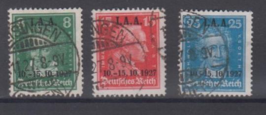 407 - Deutsches Reich IAA Nr. 407 - 409 