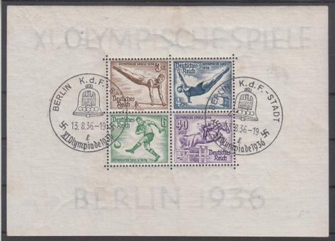05 - Deutsches Reich Olympia-Block 5 