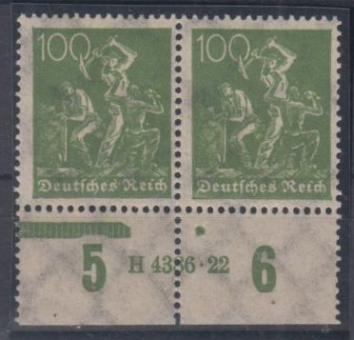 187 - Deutsches Reich Nr. 187 c HAN H 4386 22 