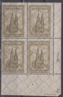 262 - Deutsches Reich Infla Nr. 262 b Pl-Nr. 