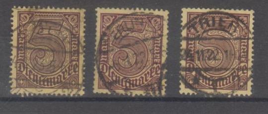 033 - Deutsches Reich Dienstmarken Nr. 33 b 