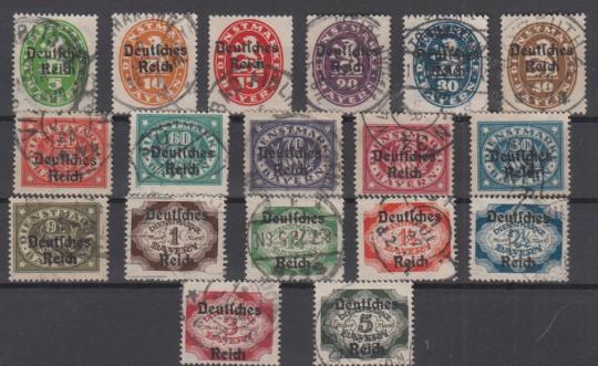 034 - Deutsches Reich Dienst Nr. 34 - 51 