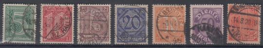 016 - Deutsches Reich Dienst Nr. 16 - 22 