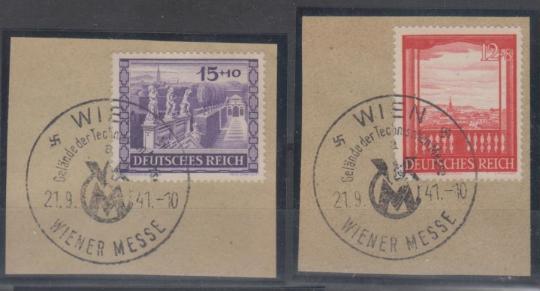 804 - Deutsches Reich Nr. 804 + 805 