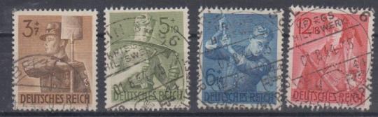 850 - Deutsches Reich Nr. 850 - 853 