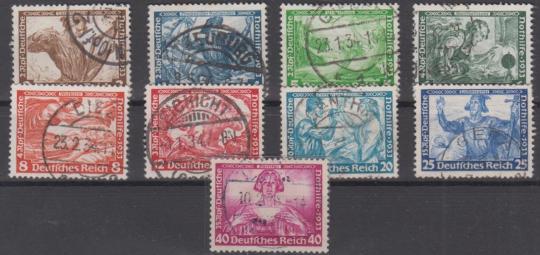 499 - Deutsches Reich Nothilfe Wagner Nr. 499 - 507 