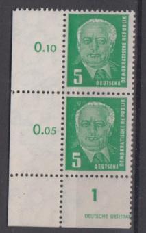 322 - DDR Pieck Nr. 322 a WZ 2XII 