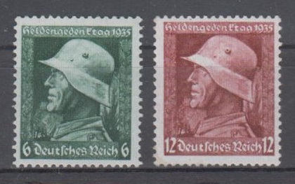 569 - Deutsches Reich Nr. 569 + 570 x 