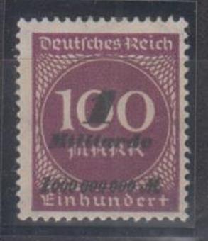 331 - Deutsches Reich Infla Nr. 331 a 