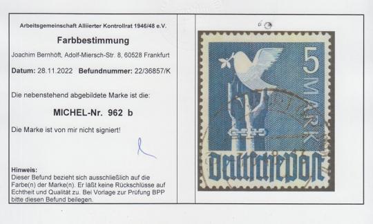 962 - Alliierte Besetzung Nr. 962 b 