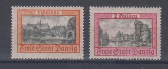 212 - Danzig Nr. 212 a + 213 