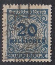 319 - Deutsches Reich Infla Nr. 319 A Wa 