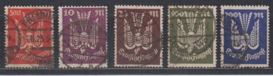 263 - Deutsches Reich Infla Flugpost Nr. 263 - 267 