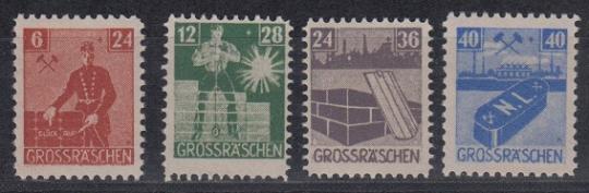 43 - Deutsche Lokalausgaben Grossräschen Nr. 43-46 