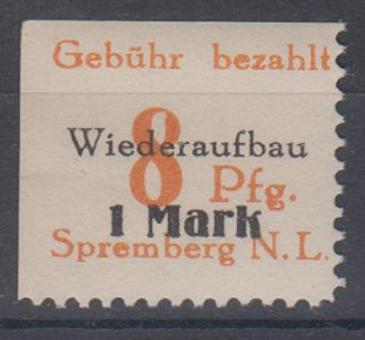17 - Deutsche Lokalausgaben Spremberg Nr. 17 A II 