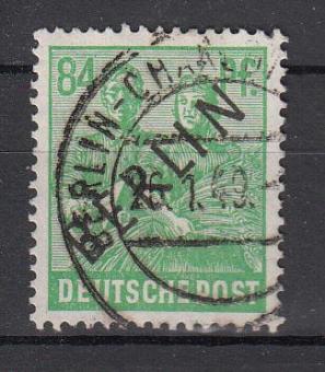 016 - Berlin Nr. 16 84 Pfg Schwarzaufdruck 