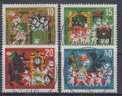 408 - Bund Wohlfahrt 63 Nr. 408-411 