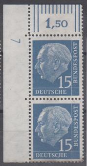0184 - Bund Heuß 1 Nr. 184 x W DZ 7 