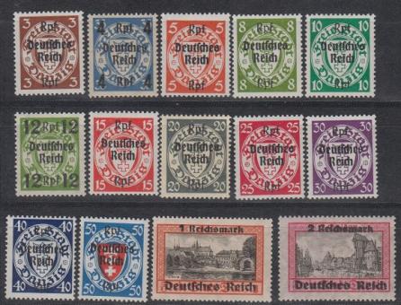 716 - Deutsches Reich Nr. 716-729 