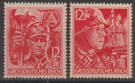 909 - Deutsches Reich SA/SS Nr. 909 + 910 