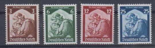 565 - Deutsches Reich Nr. 565 - 568 