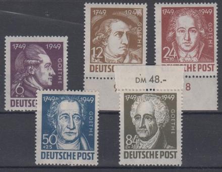 234 - SBZ Goethe Nr. 234-238 