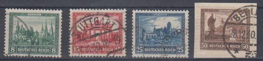 450 - Deutsches Reich Nothilfe Nr. 450 - 453 